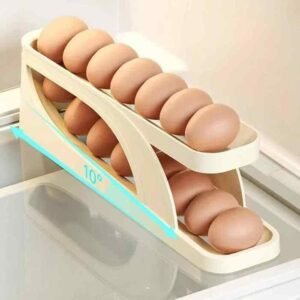 Automatic Rolling Egg Holder Container Display Rack