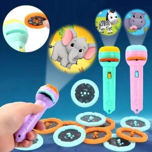 Slide Flashlight Torch Education Learning, Kids Toys
